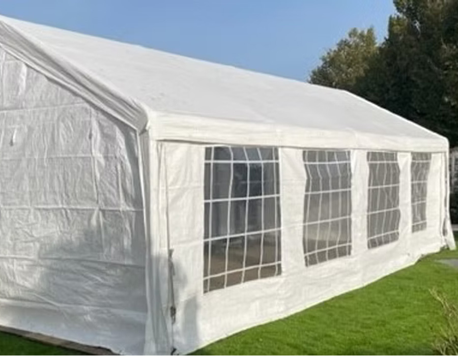 PARTYTENT 5 - 8x4 METER - Capaciteit ca. 32 Personen